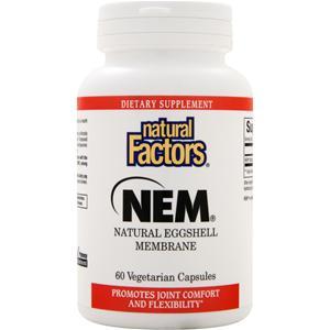 Natural Factors NEM - Natural Eggshell Membrane (500mg)  60 vcaps