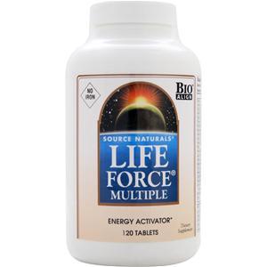 Source Naturals Life Force Multiple - Energy Activator  120 tabs