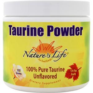 Nature's Life Taurine Powder Unflavored 335 grams