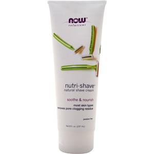 Now Nutri-Shave - Natural Shave Cream Soothe & Nourish 8 fl.oz