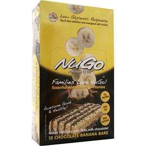 Nugo Nutrition NuGo Bar Chocolate Banana 15 bars