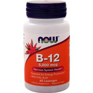 Now B-12 (5000mcg)  60 lzngs