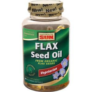 Health From The Sun 100% Vegetarian Flax Seed Oil  90 sgels