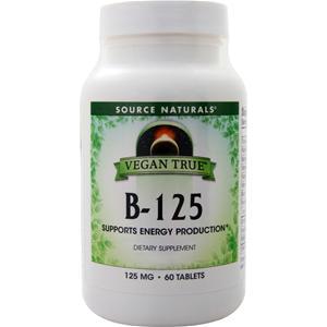 Source Naturals Vegan True B-125  60 tabs