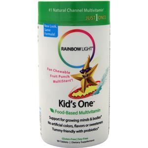 Rainbow Light Kids One MultiStars - Chewable Multi Fruit Punch 90 chews