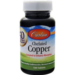 Carlson Chelated Copper (5mg)  100 tabs