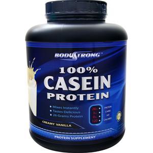 BodyStrong 100% Casein Protein Creamy Vanilla 5 lbs
