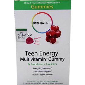 Rainbow Light Teen Energy Multivitamin Gummy Grape 90 gummy