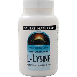 Source Naturals L-Lysine Powder  3.53 oz