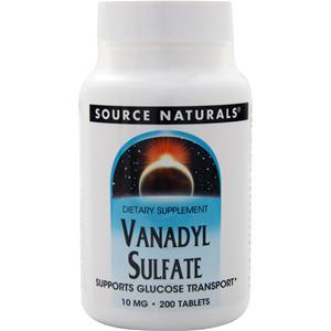Source Naturals Vanadyl Sulfate  200 tabs