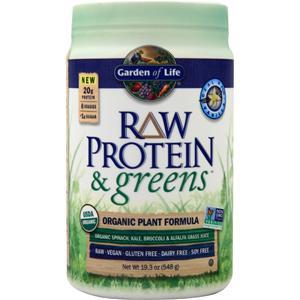 Garden Of Life Raw Protein & Greens (Organic Plant Formula) Vanilla 19.3 oz