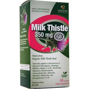 Genceutic Naturals Milk Thistle (350mg)  60 caps