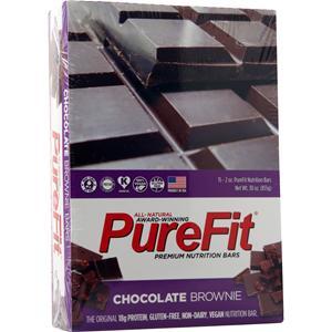 Purefit PureFit Nutrition Bar Chocolate Brownie 15 bars