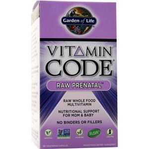 Garden Of Life Vitamin Code - Raw Prenatal  180 vcaps