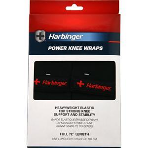 Harbinger Power Knee Wraps Black 2 wraps