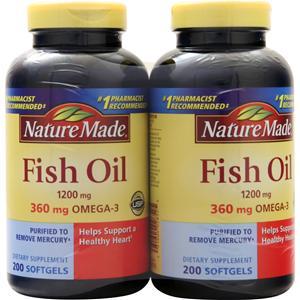 Nature Made Fish Oil (1,200mg) Twin Pack 400 sgels