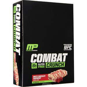 Muscle Pharm Combat Crunch Bar White Chocolate Raspberry 12 bars