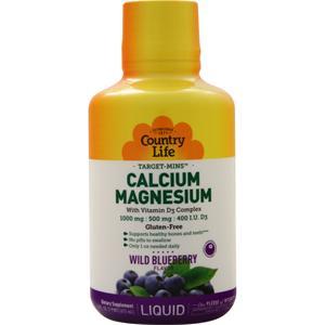 Country Life Target-Mins Liquid - Calcium-Magnesium with Vitamin D3 Complex  16 fl.oz
