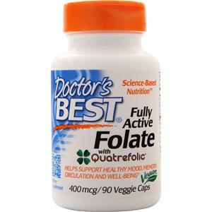 Doctor's Best Fully Active Folate with Quatrelolic (400mcg)  90 vcaps