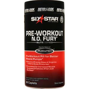 Six Star Pro Nutrition Professional Strength N.O. Fury Elite Series  60 cplts