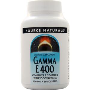 Source Naturals Gamma E 400  60 sgels