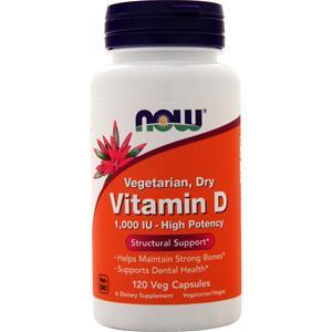 Now Vitamin D (1000 IU)  120 vcaps