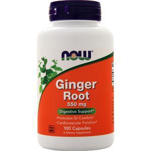 Now Ginger Root (550mg)  100 vcaps