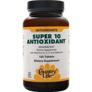 Country Life Super 10 Antioxidant  120 tabs