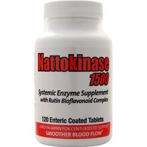 Naturally Vitamins Nattokinase 1500  120 tabs