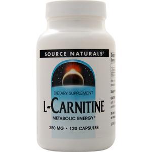 Source Naturals L-Carnitine (250mg)  120 caps