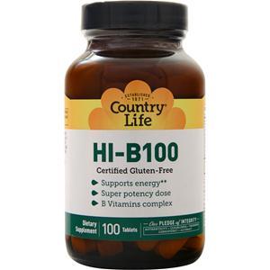 Country Life Super Potency HI-B-100  100 tabs