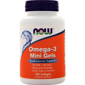 Now Omega-3 Mini Gels  180 sgels