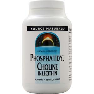 Source Naturals Phosphatidyl Choline  180 sgels