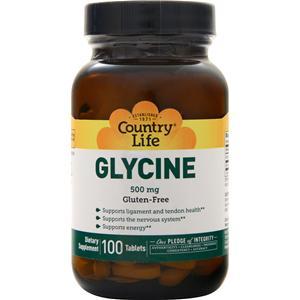 Country Life Glycine (500mg)  100 tabs