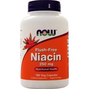 Now Flush-Free Niacin (250mg)  180 vcaps