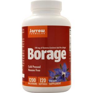 Jarrow Borage GLA-240 - Cold Pressed Hexane Free  120 sgels