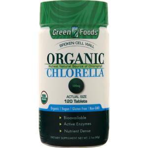 Green Foods Organic Chlorella (500mg)  120 tabs