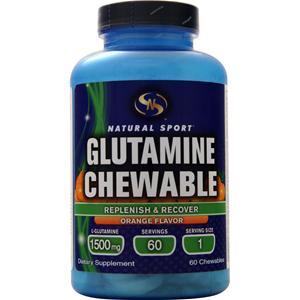 Natural Sport Glutamine (1,500mg) Chewable Orange 60 chews