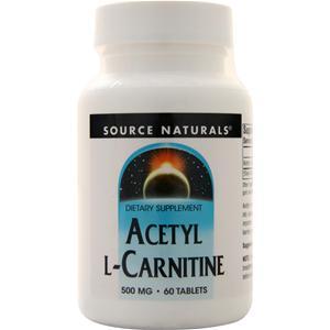 Source Naturals Acetyl L-Carnitine (500mg)  60 tabs