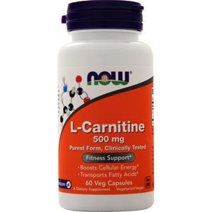 Now L-Carnitine Fitness Support (500mg)  60 vcaps