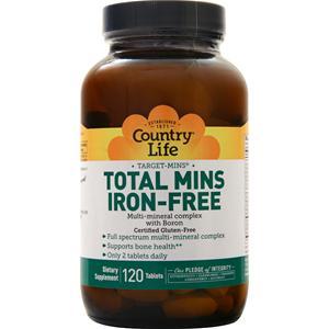 Country Life Target Mins - Total Mins (Iron-Free)  120 tabs