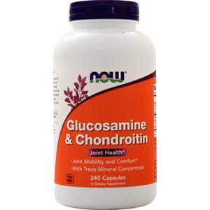 Now Glucosamine & Chondroitin with ConcenTrace Minerals  240 caps