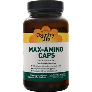 Country Life Max-Amino with B-6  180 vcaps
