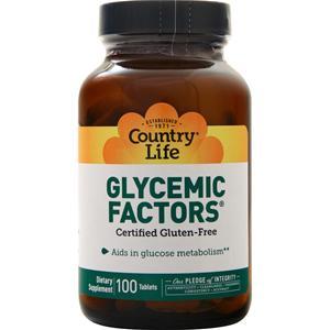 Country Life Glycemic Factors  100 tabs