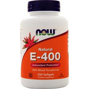 Now E-400 (Mixed Tocopherols)  250 sgels