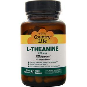 Country Life L-Theanine (200mg)  60 vcaps