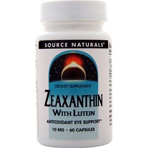 Source Naturals Zeaxanthin with Lutein  60 caps