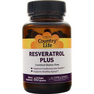Country Life Resveratrol Plus  60 vcaps