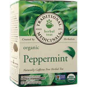 Traditional Medicinals Organic Herbal Tea Peppermint 16 pckts