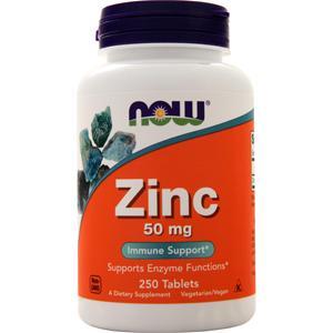 Now Zinc Gluconate (50mg)  250 tabs